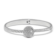 Load image into Gallery viewer, Illumina Celeste Dome Hinged Bangle
