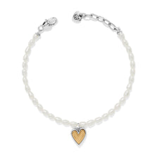 Load image into Gallery viewer, Cascade Embrace Pearl Heart Bracelet

