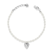 Load image into Gallery viewer, Cascade Embrace Pearl Heart Bracelet
