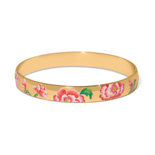 Load image into Gallery viewer, Rose Petal Bangle Bracelet
