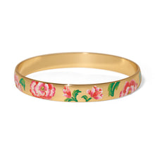 Load image into Gallery viewer, Rose Petal Bangle Bracelet
