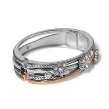 Load image into Gallery viewer, Winter Romance Hinged Bangle Bracelet
