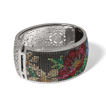 Load image into Gallery viewer, Petal Point Hinged Bangle Bracelet
