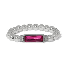 Load image into Gallery viewer, Meridian Aurora Baguette Stretch Bracelet
