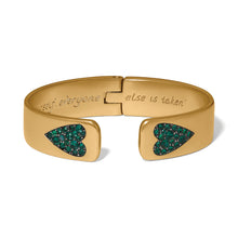 Load image into Gallery viewer, Love Messages B Majestic Hinged Bangle
