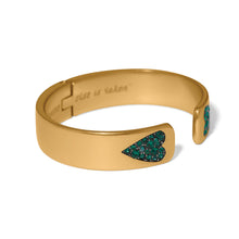Load image into Gallery viewer, Love Messages B Majestic Hinged Bangle
