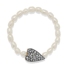 Load image into Gallery viewer, Love Messages Love Knows Pearl Stretch Bracelet
