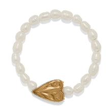 Load image into Gallery viewer, Love Messages Love Knows Pearl Stretch Bracelet

