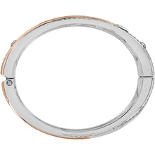 Load image into Gallery viewer, Neptune's Rings Gems Hinged Bangle
