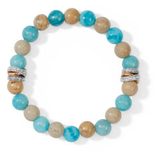 Load image into Gallery viewer, Neptune's Rings Sky Stretch Bracelet
