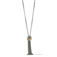 Load image into Gallery viewer, Neptune's Rings Tassel Necklace
