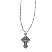 Load image into Gallery viewer, Greek Petite Cross Necklace
