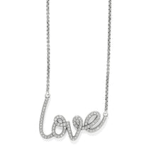 Load image into Gallery viewer, Love Script Sparkle Necklace
