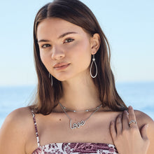Load image into Gallery viewer, Love Script Sparkle Necklace
