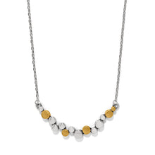 Load image into Gallery viewer, Pebble Edge Crescent Bar Necklace

