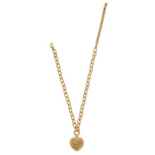 Load image into Gallery viewer, Contempo Medallion Heart Necklace
