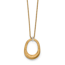 Load image into Gallery viewer, Meridian Geo Open Ring Pendant Necklace
