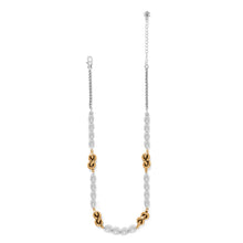 Load image into Gallery viewer, Interlok Single Knot Drops Collar Necklace

