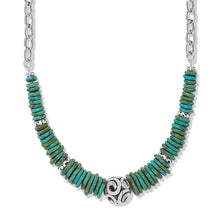 Load image into Gallery viewer, Contempo Sonora Verde Blue Disc Necklace

