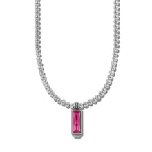 Load image into Gallery viewer, Meridian Aurora Baguette Drop Necklace
