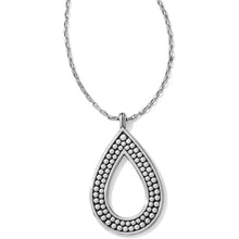Load image into Gallery viewer, Pebble Open Teardrop Necklace
