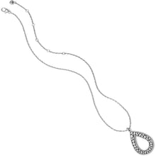 Load image into Gallery viewer, Pebble Open Teardrop Necklace
