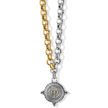 Load image into Gallery viewer, Ferrara Virtue Winged Heart Statement Necklace
