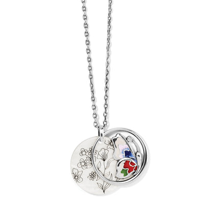 Blossom Hill Butterfly Shell Necklace