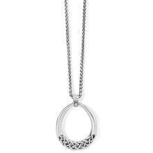 Load image into Gallery viewer, Interlok Braid Drop Necklace
