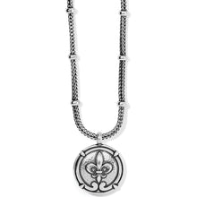 Load image into Gallery viewer, Fleur De Lis Large Coin Necklace
