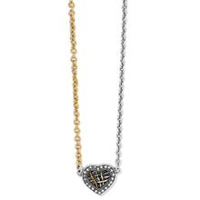 Load image into Gallery viewer, Neptune's Rings Woven Mini Heart Necklace
