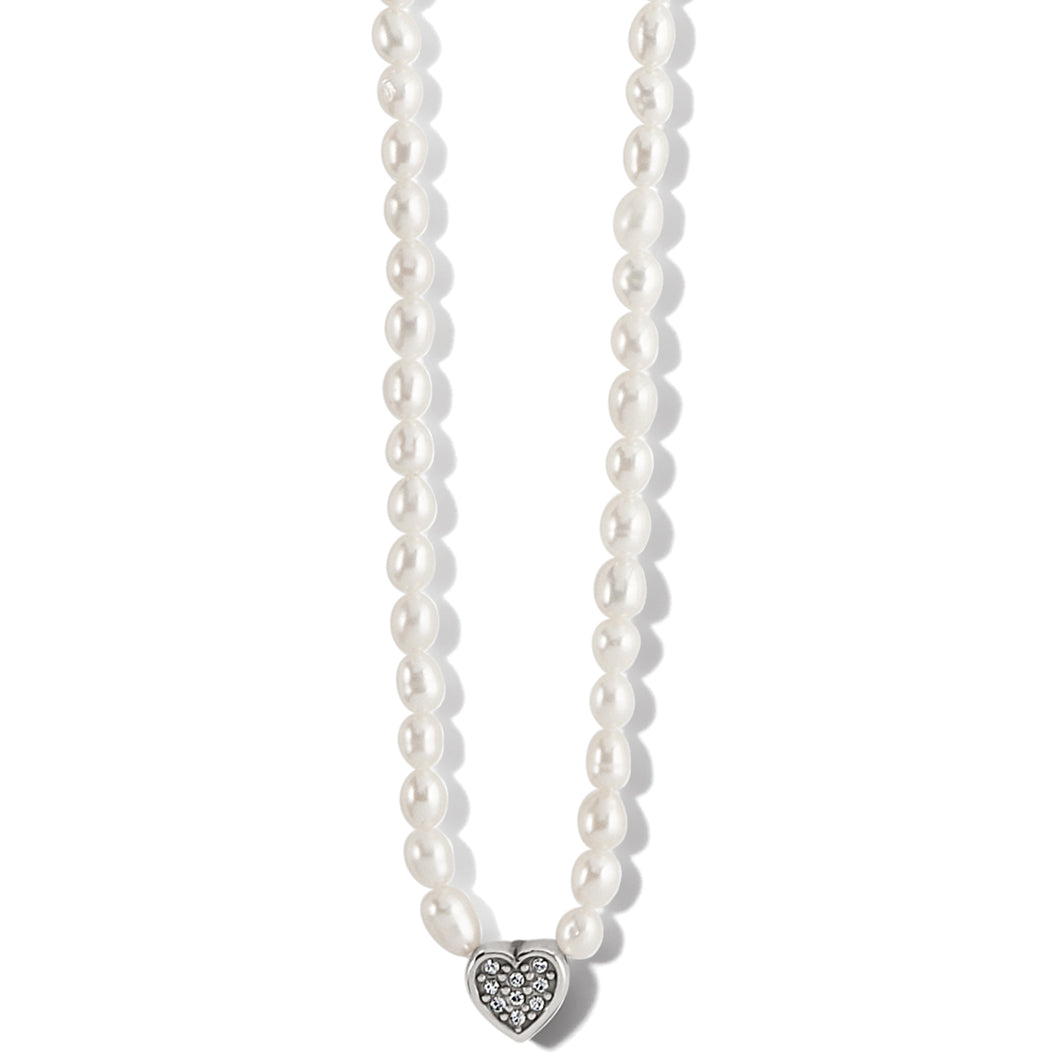 Meridian Zenith Heart Pearl Necklace