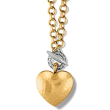 Load image into Gallery viewer, Inner Circle Heart Toggle Necklace
