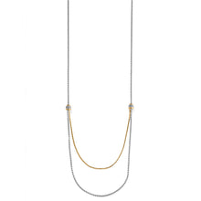 Load image into Gallery viewer, Meridian Petite Two Tone Double Necklace
