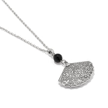Load image into Gallery viewer, Kyoto In Bloom Fan Petite Necklace
