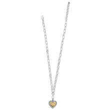 Load image into Gallery viewer, Mosaic Heart Two Tone Necklace
