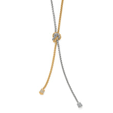 Load image into Gallery viewer, Meridian Ventus Two Tone Y Necklace
