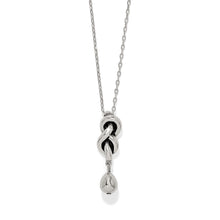Load image into Gallery viewer, Interlok Single Knot Drop Necklace
