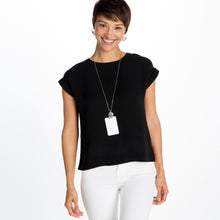 Load image into Gallery viewer, London Groove Badge Clip Necklace
