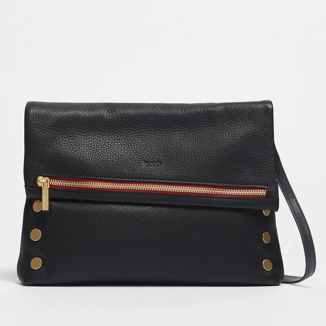 VIP LRG - Black/Brushed Gold Red Zip