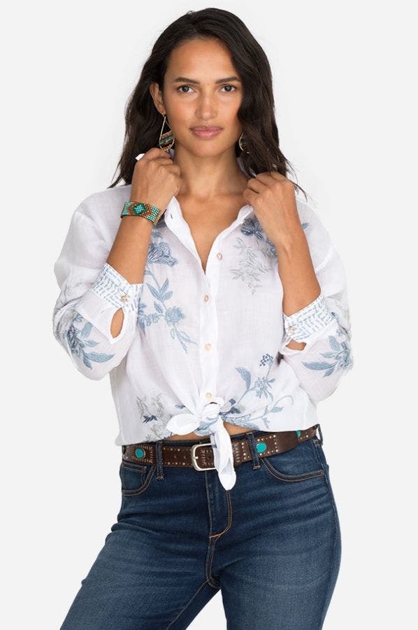 JACQUELINE LINEN OVERSIZED SHIRT