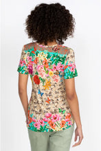 Load image into Gallery viewer, LACE GARDEN FAVORITE S/S V-NECK TEE
