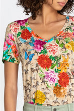 Load image into Gallery viewer, LACE GARDEN FAVORITE S/S V-NECK TEE
