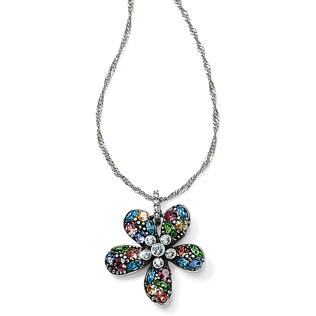 Trust Your Journey Flower Reversible Necklace