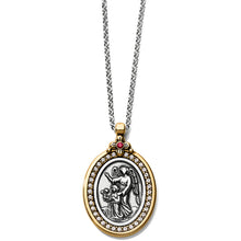 Load image into Gallery viewer, Guardian Angel Two-Tone Pendant Necklace
