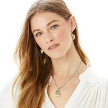 Load image into Gallery viewer, Ferrara Artisan Two Tone Pendant Necklace
