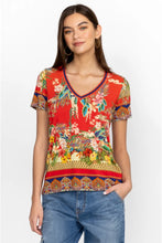 Load image into Gallery viewer, RAPSODIA FAVORITE SHORT SLEEVE V-NECK TEE
