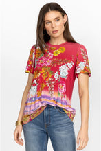 Load image into Gallery viewer, GOLDEN ROSE FLUTTER SLEEVE TEE
