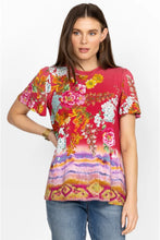 Load image into Gallery viewer, GOLDEN ROSE FLUTTER SLEEVE TEE
