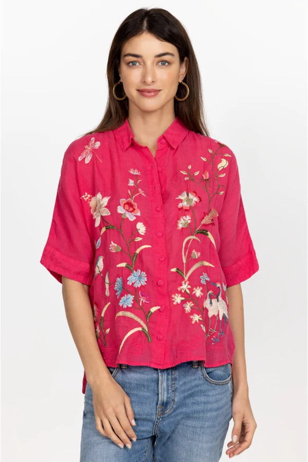 GENIVEVE RELAXED DOLMAN SHIRT